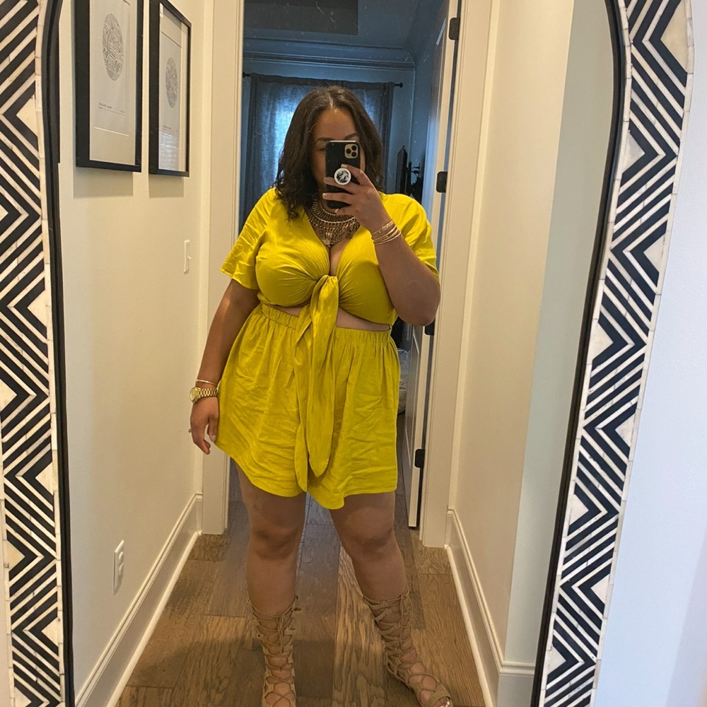 GabiFresh FTF Mustard Romper